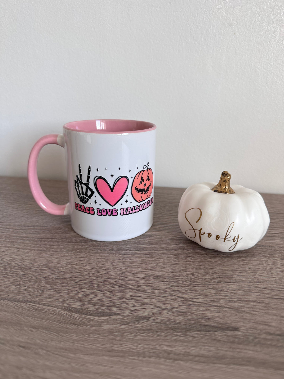Peace Love Halloween Mug