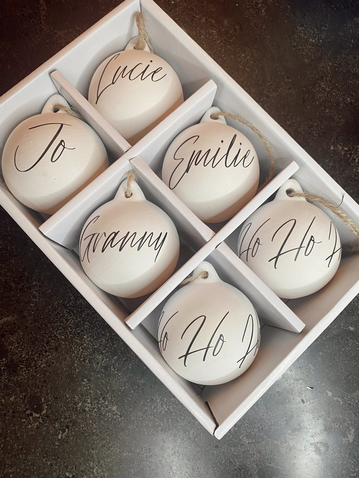 Personalised Ceramic Christmas Bauble