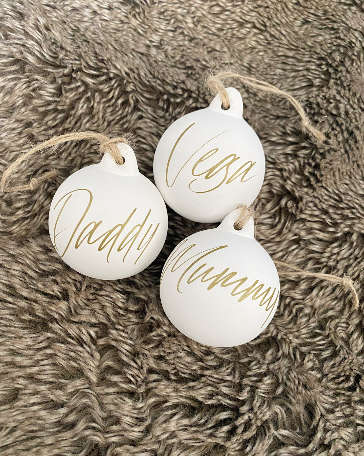Personalised Ceramic Christmas Bauble