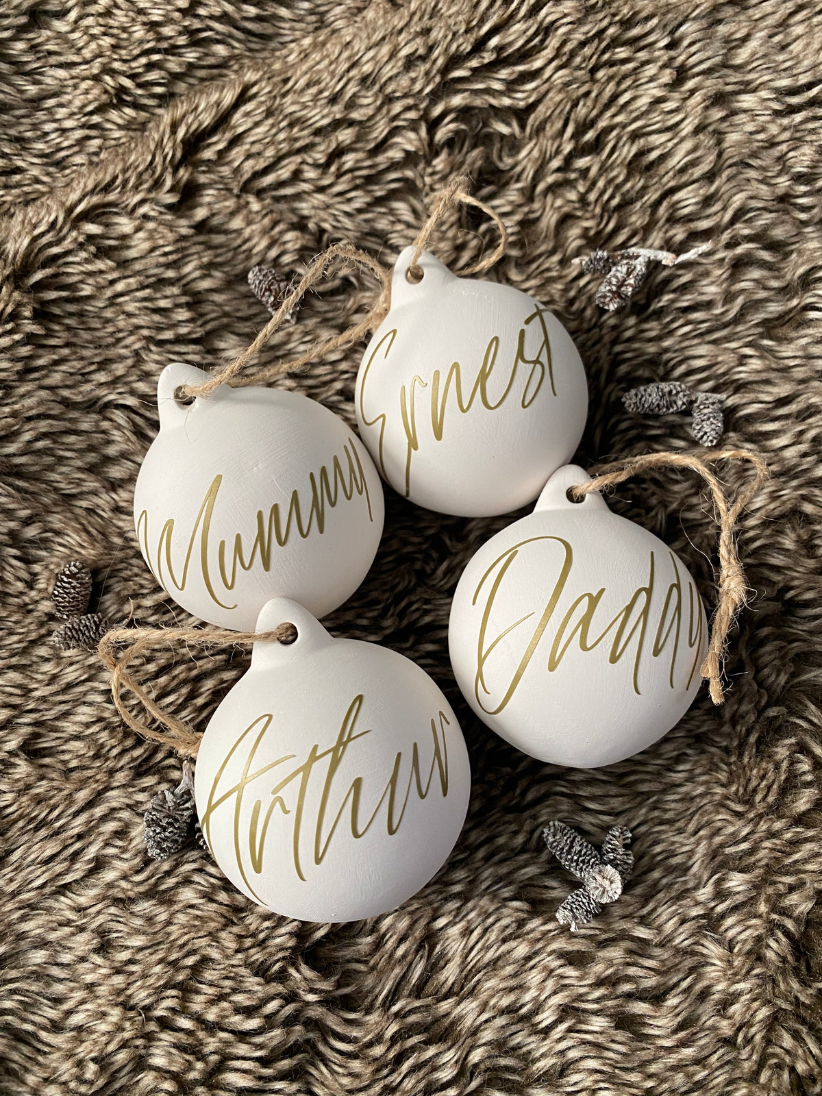Personalised Ceramic Christmas Bauble