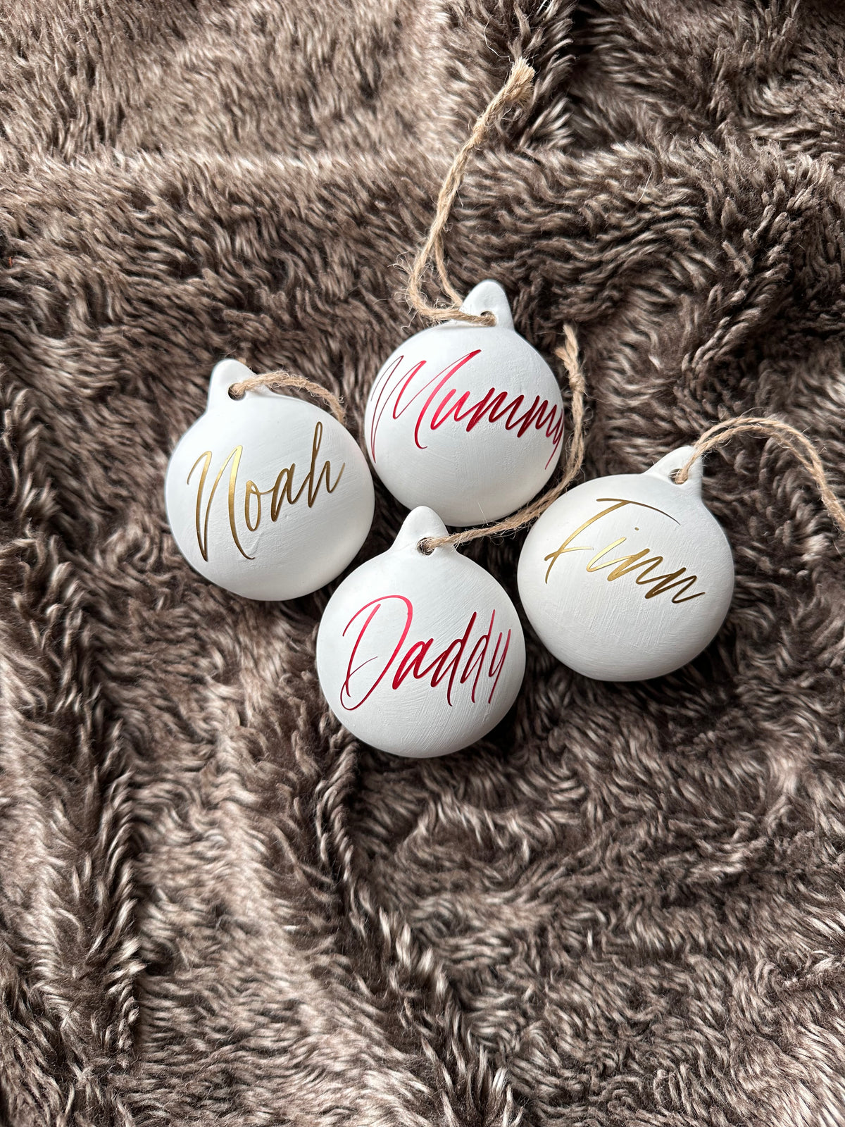 Personalised Ceramic Christmas Bauble