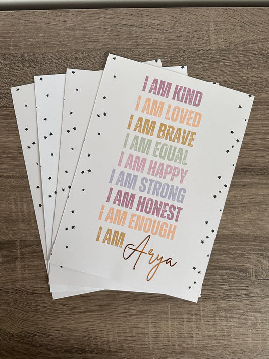 Personalised Affirmation Print