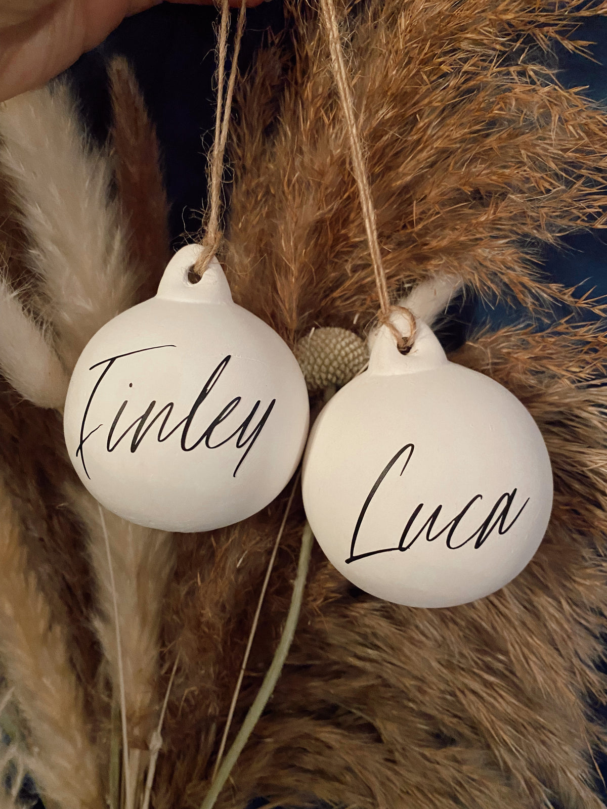 Personalised Ceramic Christmas Bauble